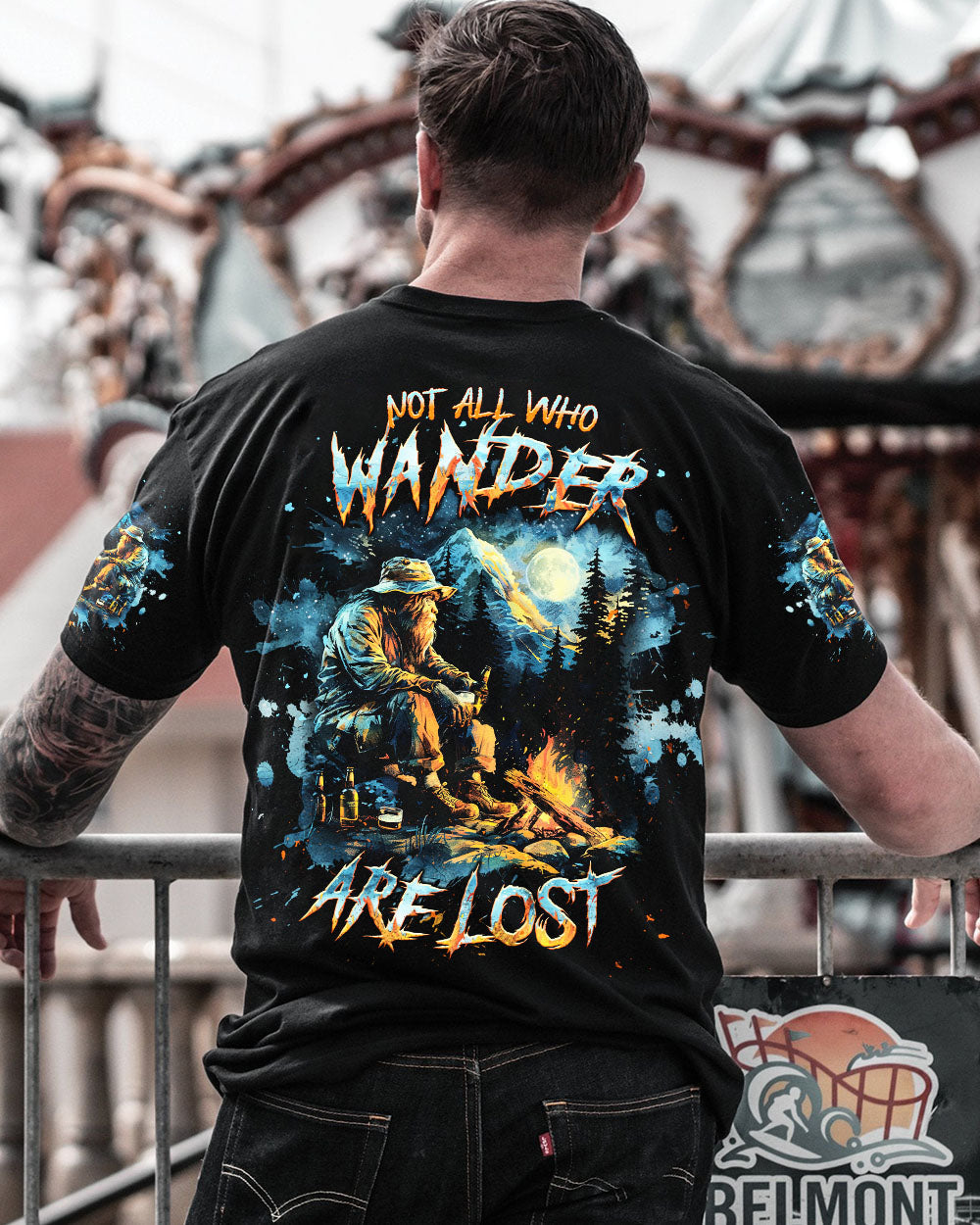 NOT ALL WHO WANDER ARE LOST BIGFOOT ALL OVER PRINT - TLNT1910241