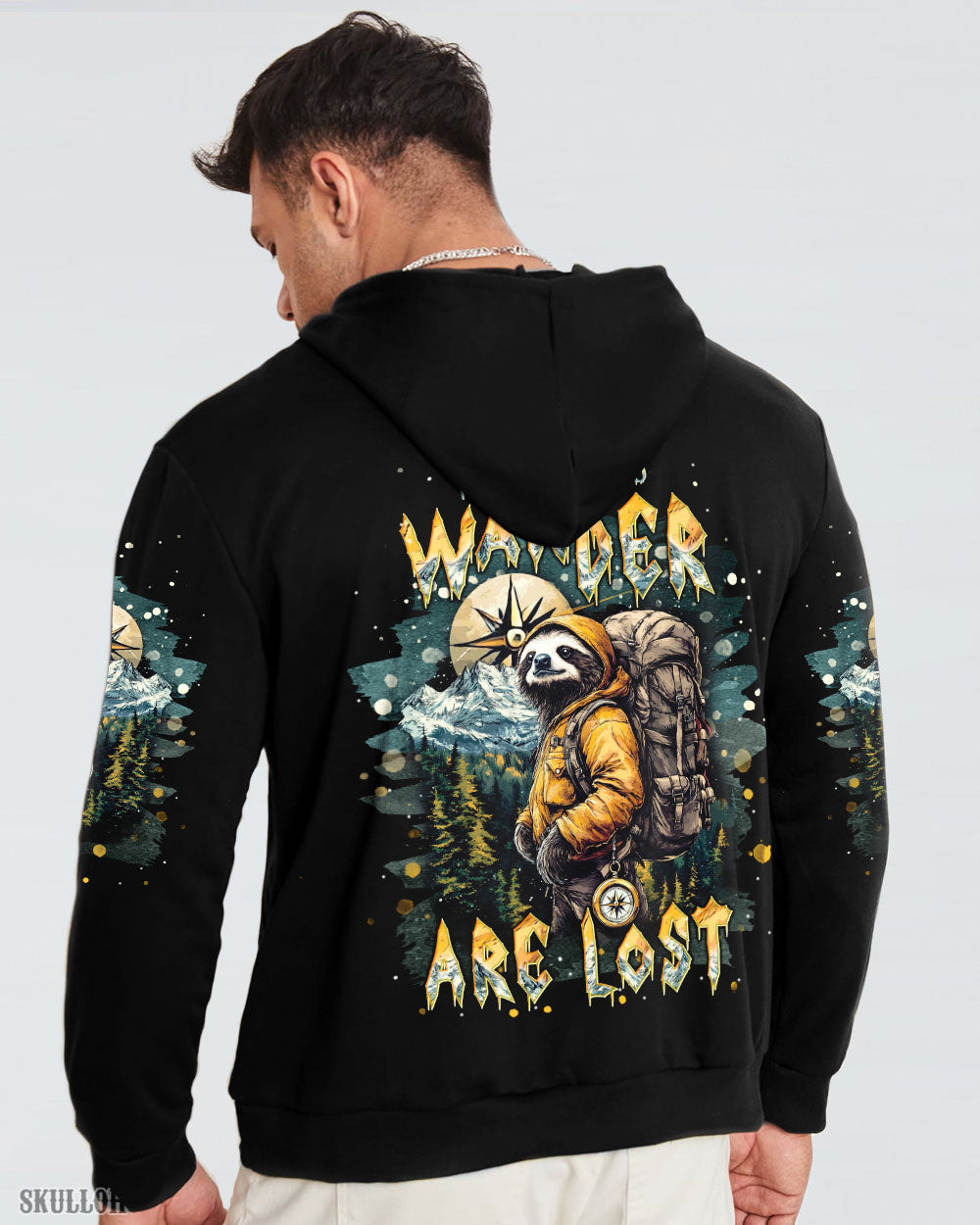 NOT ALL WHO WANDER ARE LOST SLOTH ALL OVER PRINT - TLNT2003251