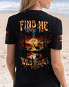 FIND ME WHERE THE WILD THINGS ARE DEER HUNTING NATURE ALL OVER PRINT  - TLNT2111241