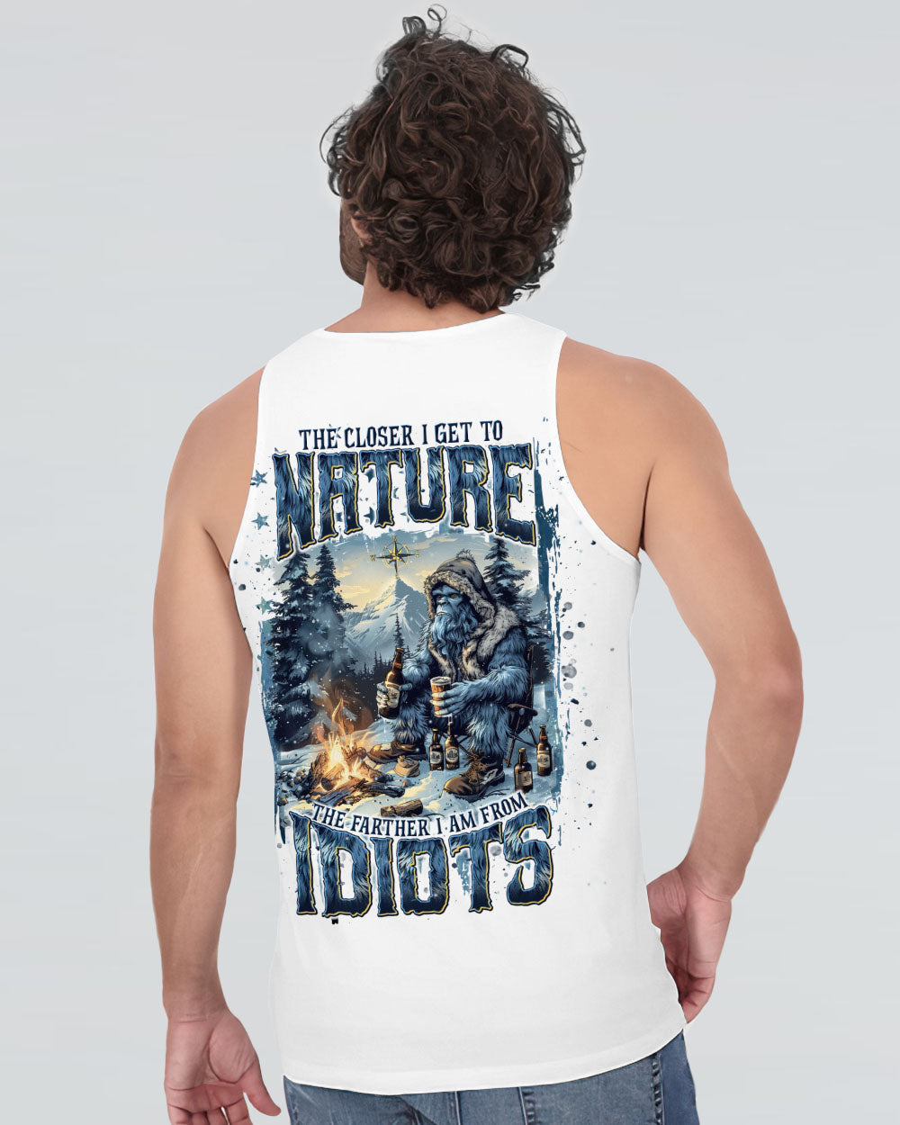 THE CLOSER I GET TO NATURE BIGFOOT ALL OVER PRINT - TLNT2210241