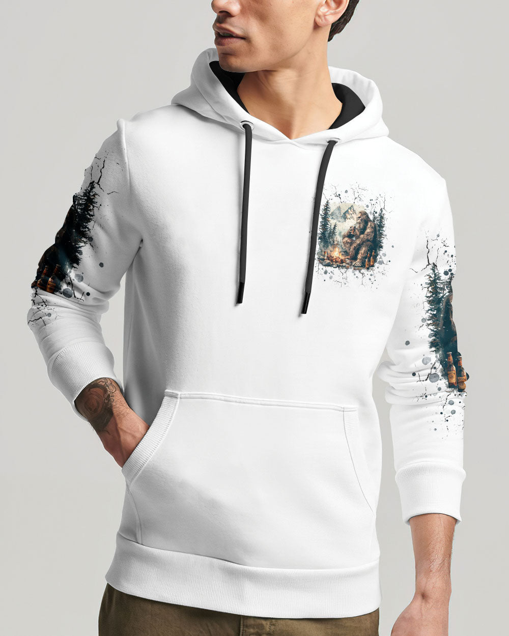 FIND ME WHERE THE WILD THINGS ARE BIGFOOT ALL OVER PRINT  - TLNT2211241