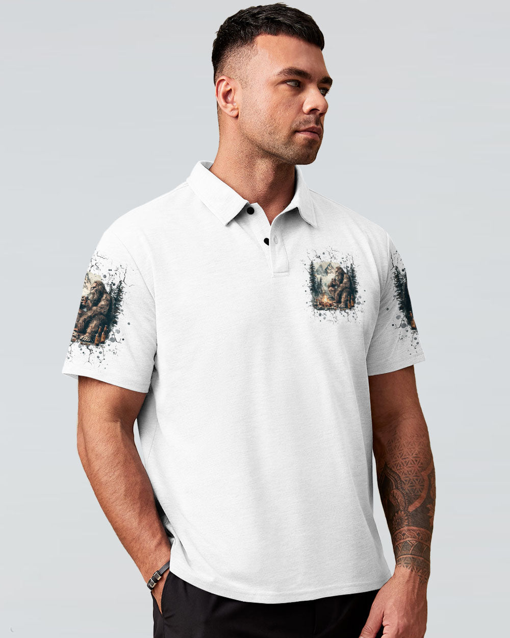 FIND ME WHERE THE WILD THINGS ARE BIGFOOT ALL OVER PRINT  - TLNT2211241