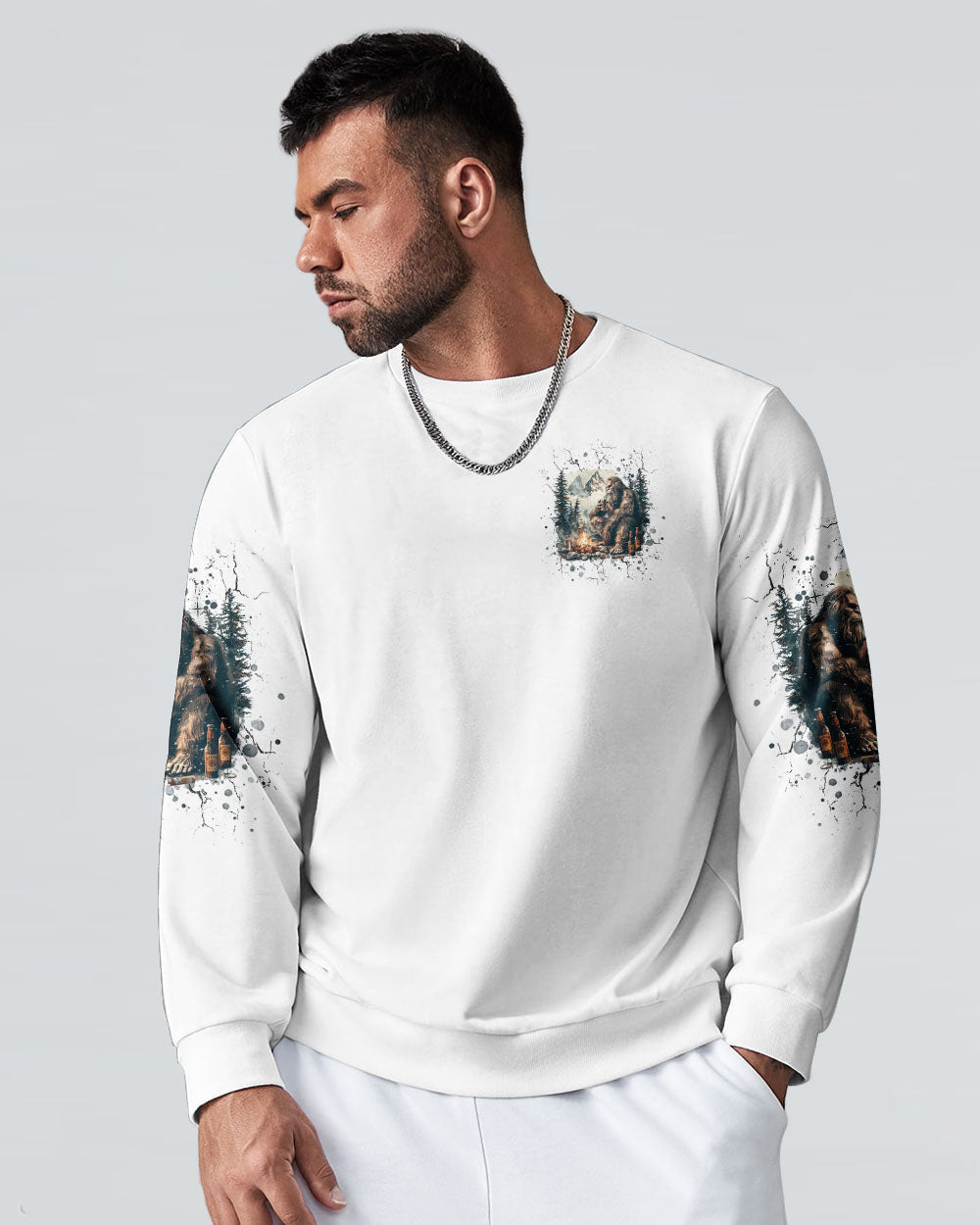 FIND ME WHERE THE WILD THINGS ARE BIGFOOT ALL OVER PRINT  - TLNT2211241