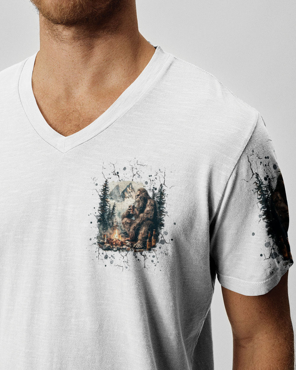 FIND ME WHERE THE WILD THINGS ARE BIGFOOT ALL OVER PRINT  - TLNT2211241
