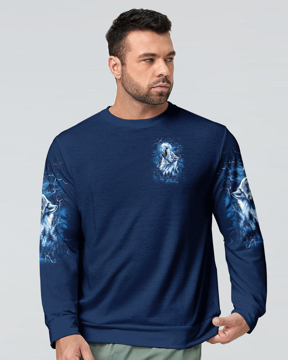 WILD SPIRIT UNBREAKABLE SOUL WOLF ALL OVER PRINT  - TLNT2403251