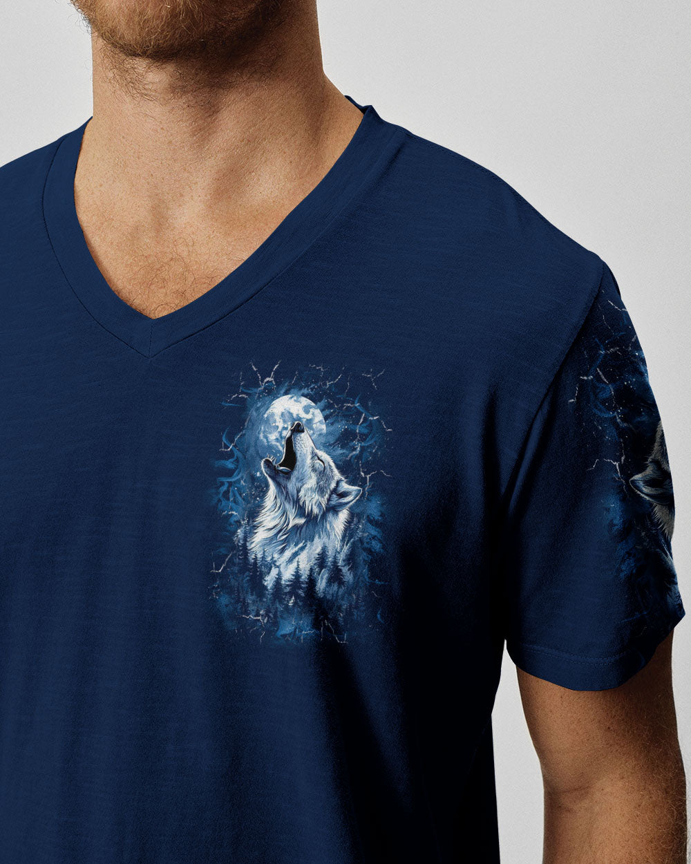 WILD SPIRIT UNBREAKABLE SOUL WOLF ALL OVER PRINT  - TLNT2403251
