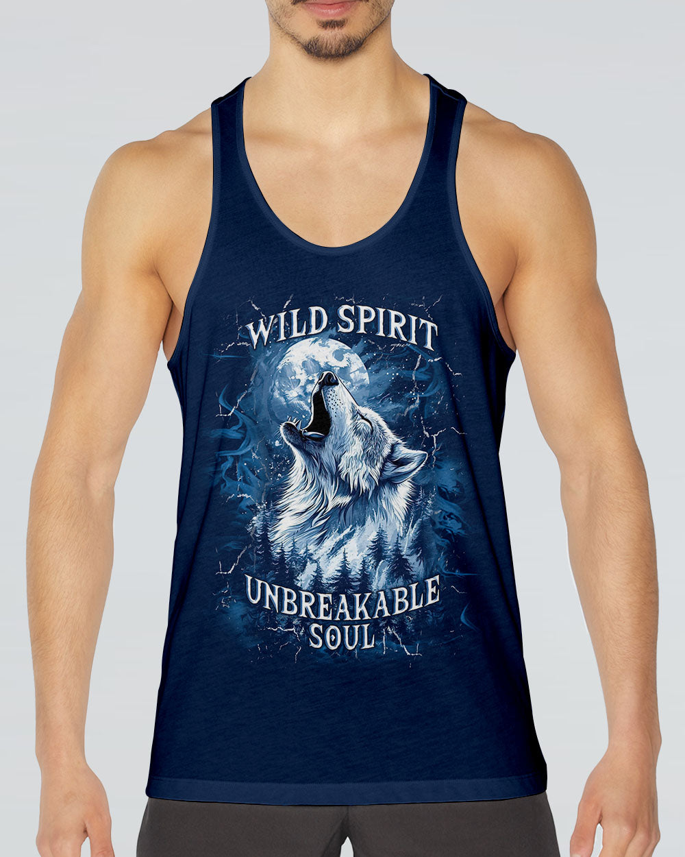 WILD SPIRIT UNBREAKABLE SOUL WOLF ALL OVER PRINT  - TLNT2403251