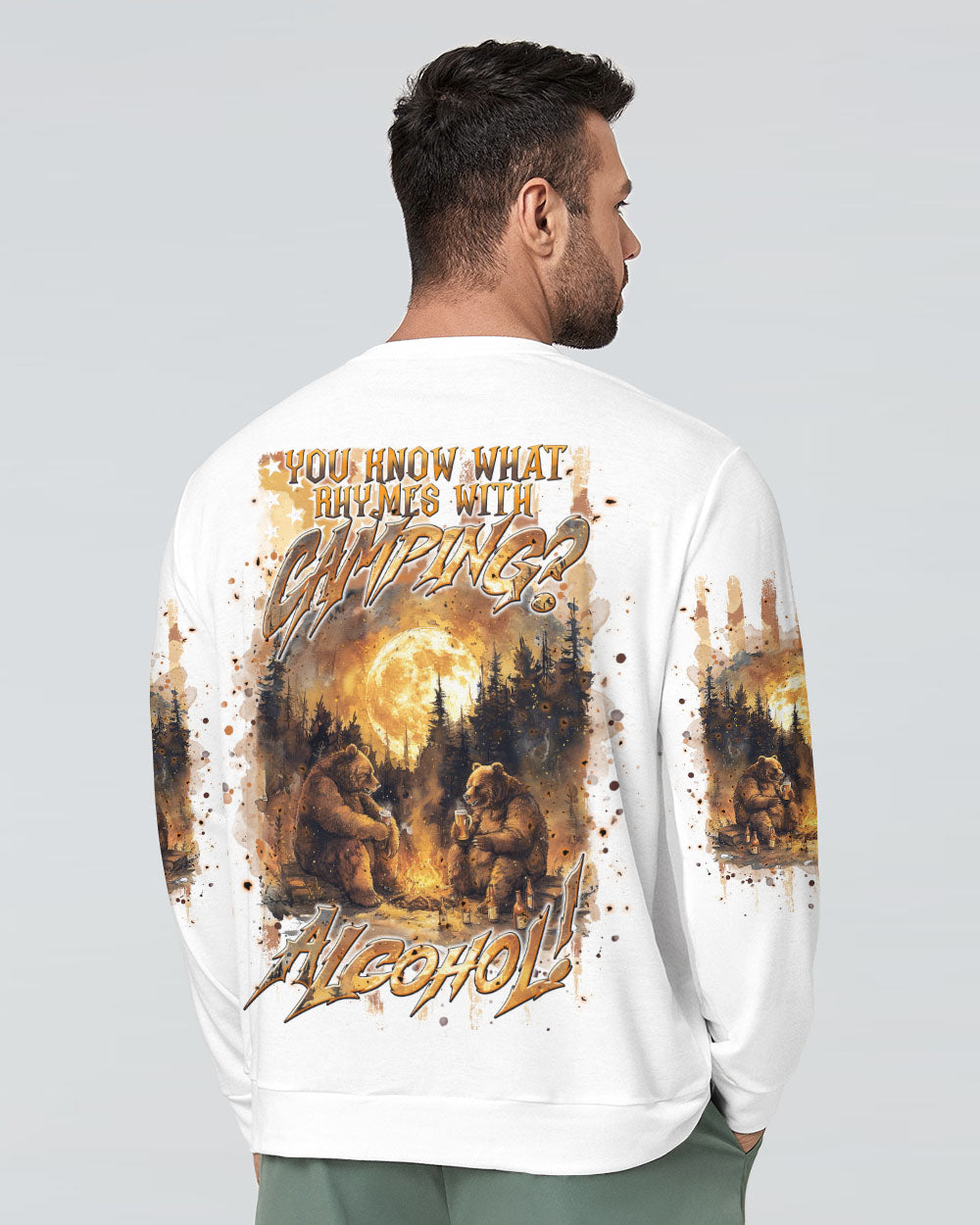 ALCOHOL BEAR ALL OVER PRINT - TLNT2408241