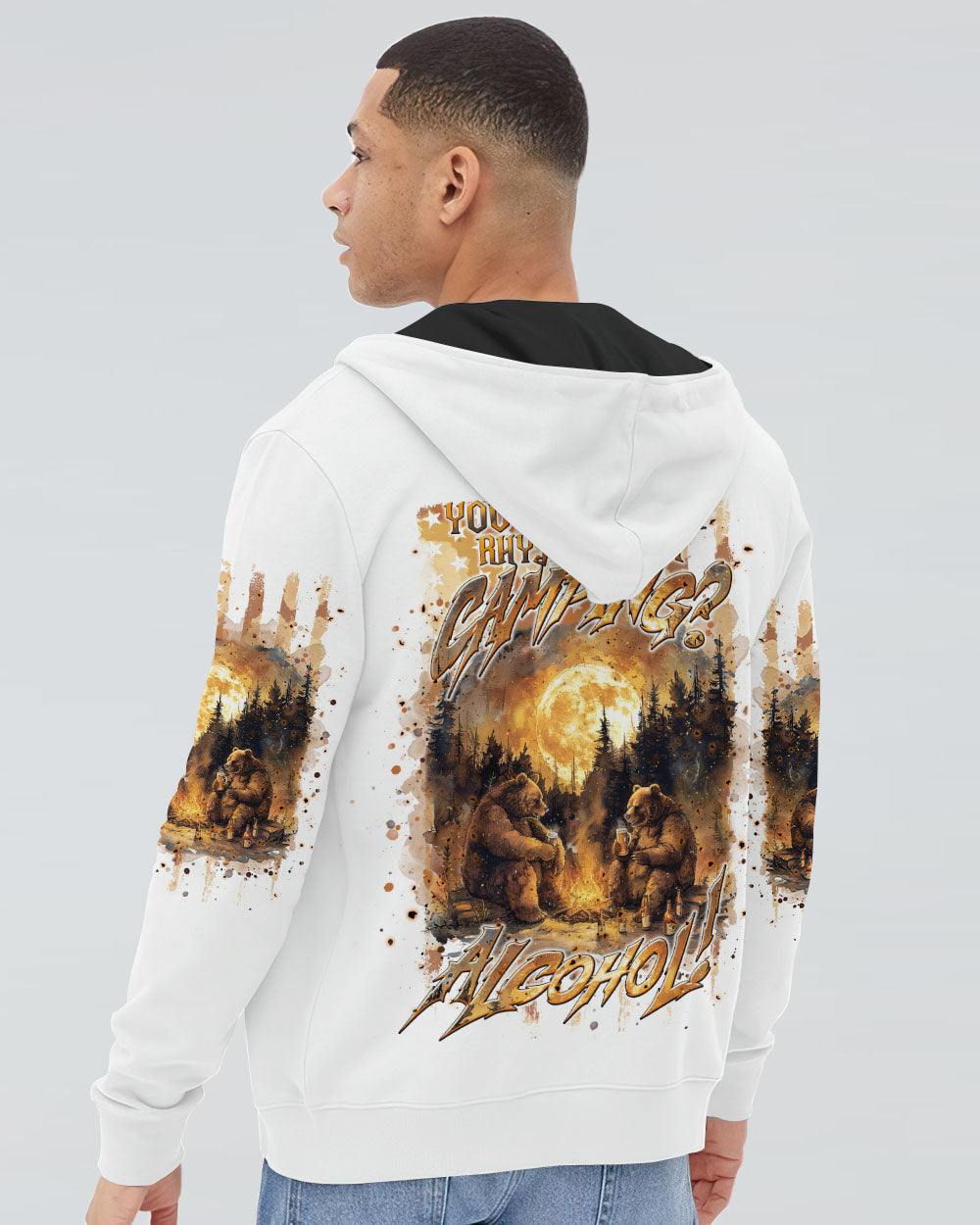 ALCOHOL BEAR ALL OVER PRINT - TLNT2408241