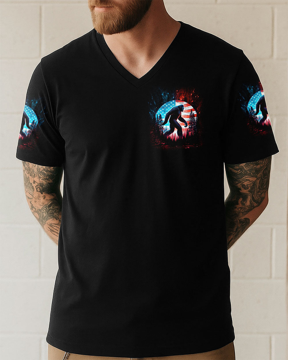 NOT ALL WHO WANDER ARE LOST BIGFOOT ALL OVER PRINT - TLNT2409251