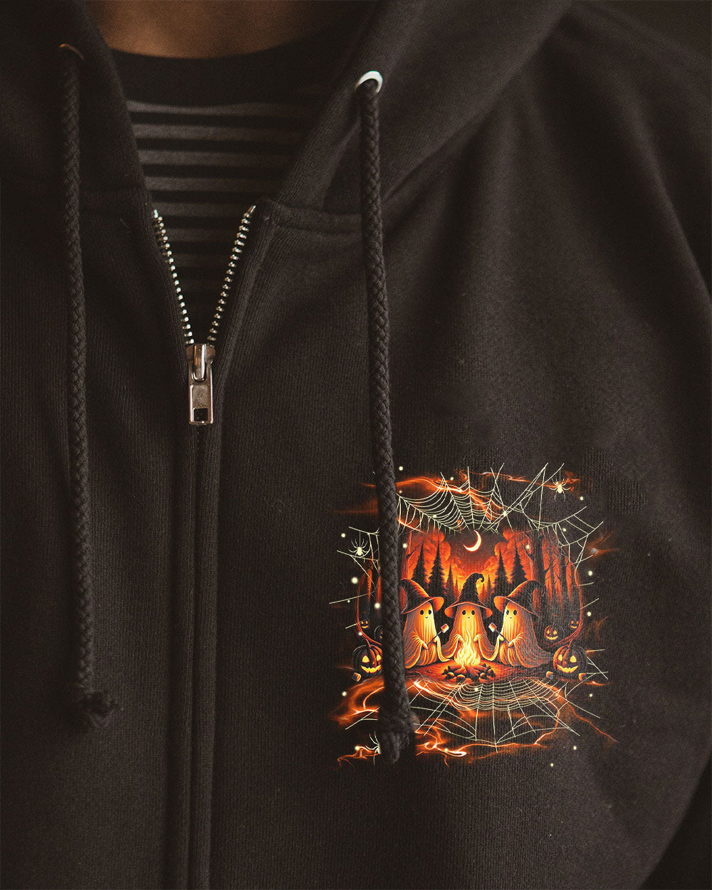MAKING MEMORIES ONE CAMPFIRE AT A TIME BOOS HALLOWEEN ALL OVER PRINT - TLNT3008243