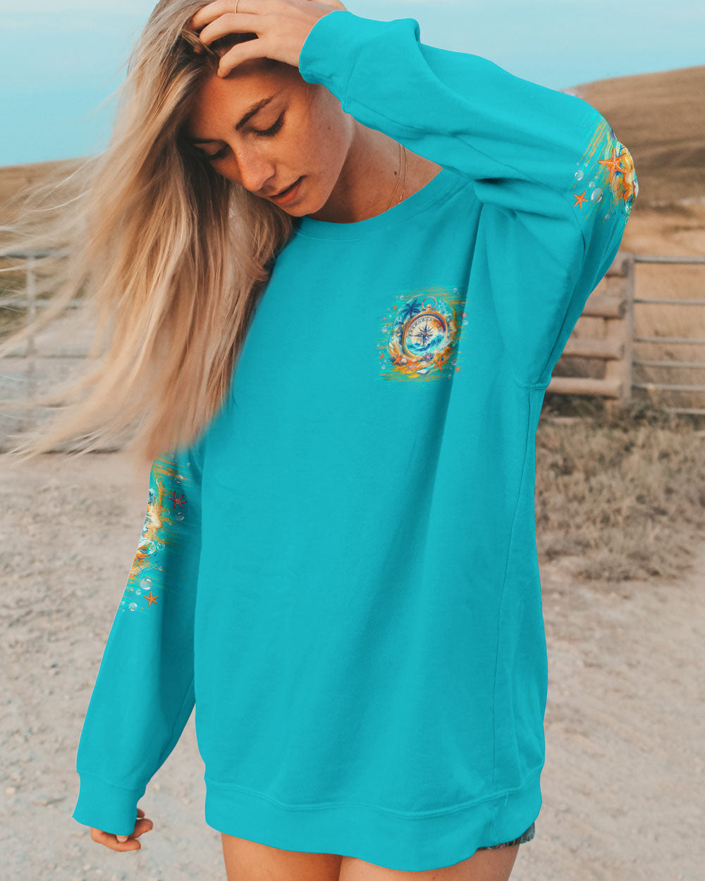 NOT ALL WHO WANDER ARE LOST COMPASS ALL OVER PRINT - TLNZ0104254