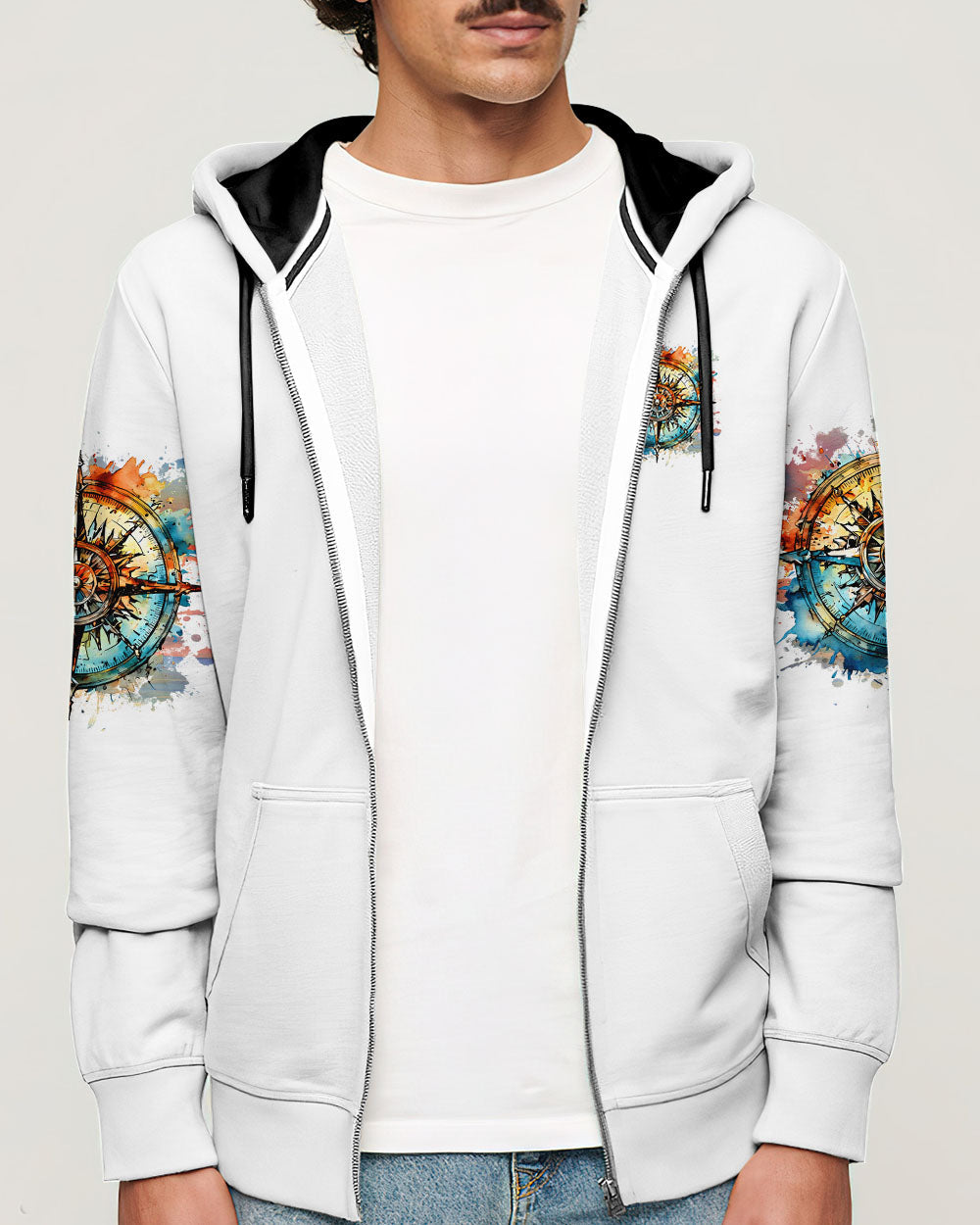 NOT ALL WHO WANDER ARE LOST COMPASS ALL OVER PRINT - TLNZ0703252