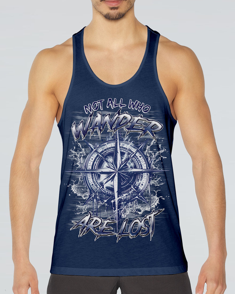 NOT ALL WHO WANDER ARE LOST COMPASS ALL OVER PRINT - TLNZ0904254