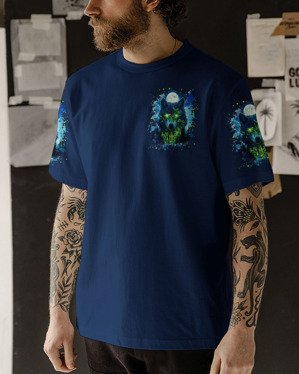 GET LOST IN NATURE WOLF ALL OVER PRINT - TLNZ1004251
