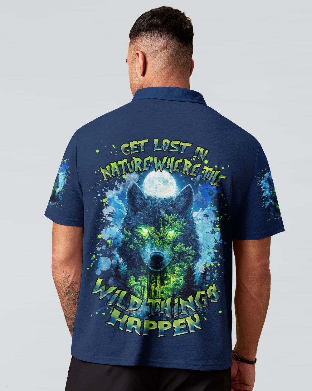 GET LOST IN NATURE WOLF ALL OVER PRINT - TLNZ1004251