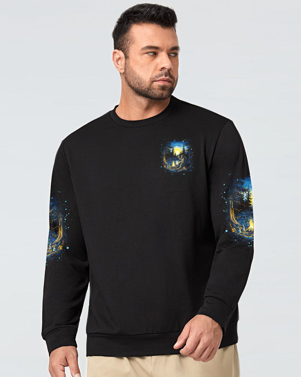 MAKING MEMORIES ONE CAMPFIRE AT A TIME BIGFOOT ALL OVER PRINT - TLNZ1103253