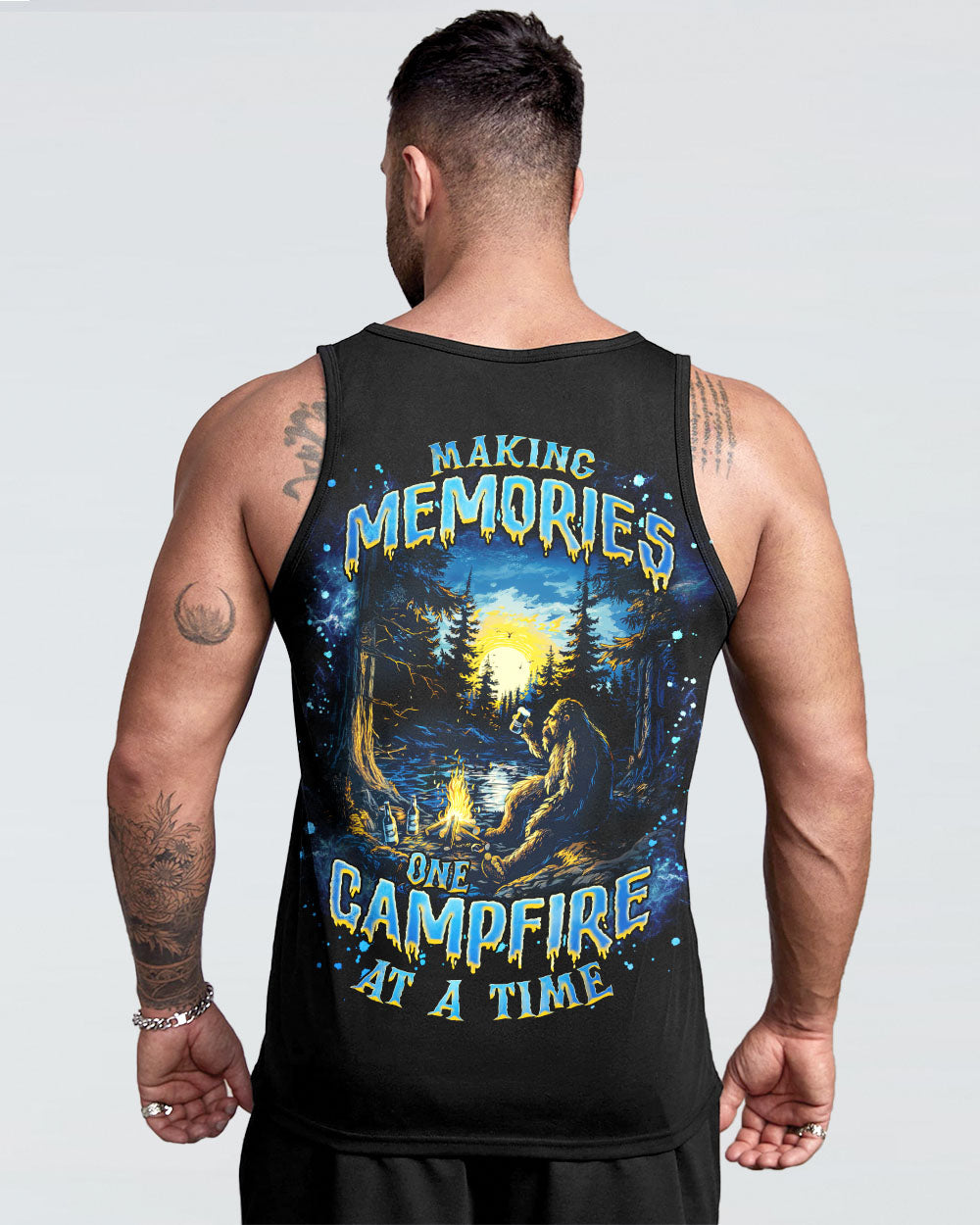 MAKING MEMORIES ONE CAMPFIRE AT A TIME BIGFOOT ALL OVER PRINT - TLNZ1103253