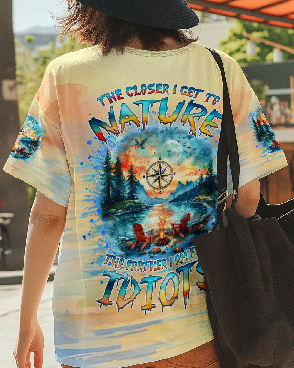 THE CLOSER I GET TO NATURE CAMPFIRE ALL OVER PRINT -  TLNZ1111244