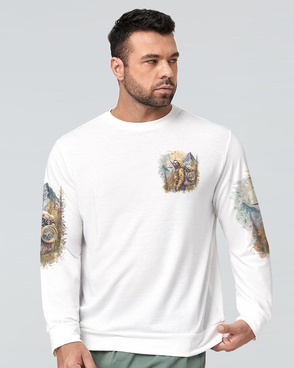 THE CLOSER I GET TO NATURE SLOTH ALL OVER PRINT - TLNZ1307244