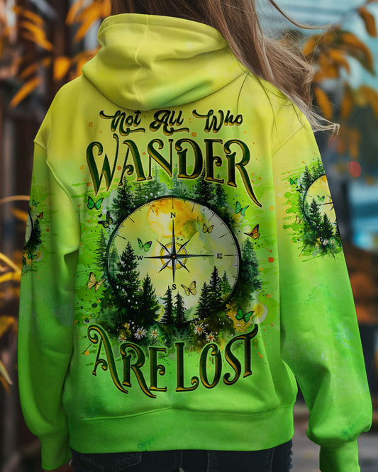NOT ALL WHO WANDER ARE LOST COMPASS ALL OVER PRINT - TLNZ1408243