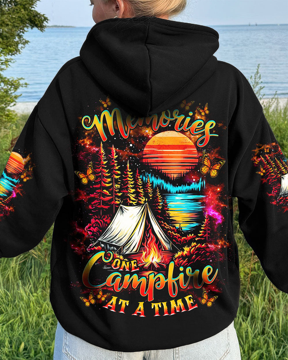 MAKING MEMORIES ONE CAMPFIRE AT A TIME ALL OVER PRINT - TLNZ1508253