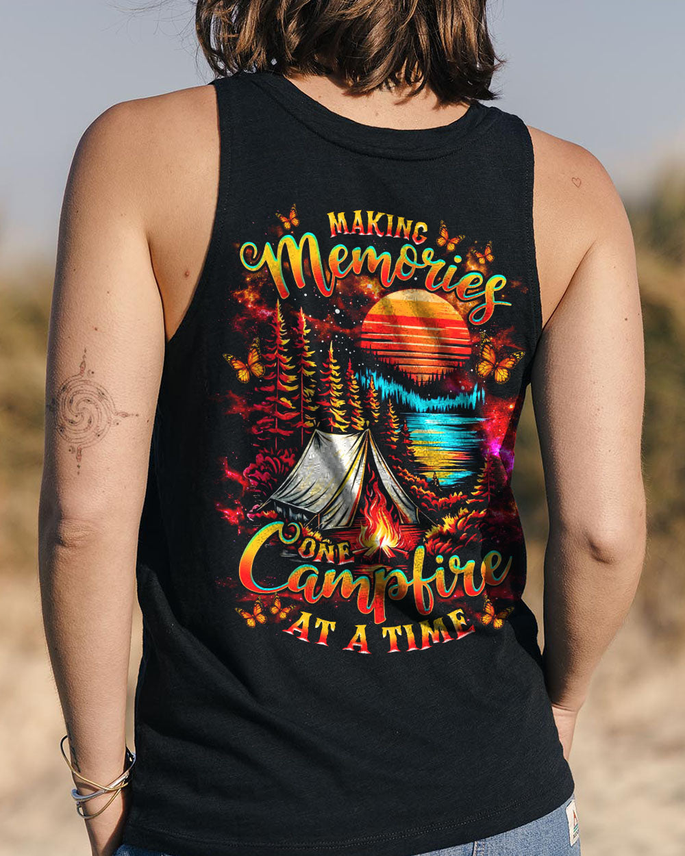 MAKING MEMORIES ONE CAMPFIRE AT A TIME ALL OVER PRINT - TLNZ1508253