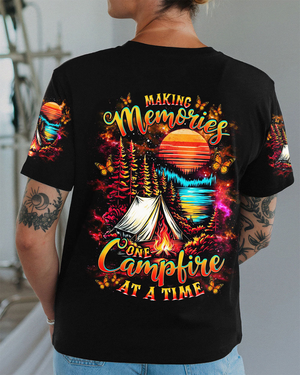 MAKING MEMORIES ONE CAMPFIRE AT A TIME ALL OVER PRINT - TLNZ1508253