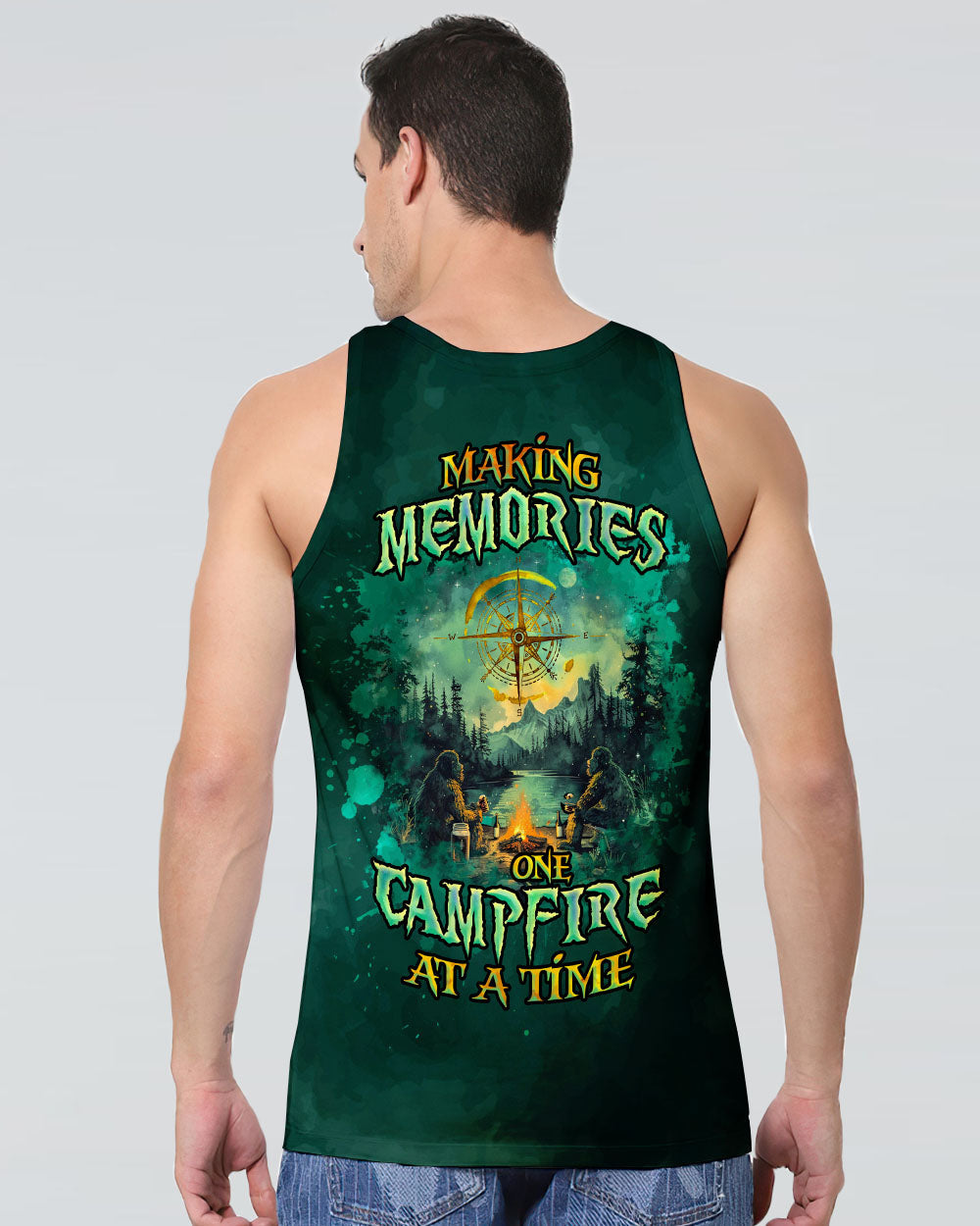 MAKING MEMORIES ONE CAMPFIRE AT A TIME BIGFOOT ALL OVER PRINT - TLNZ1601254