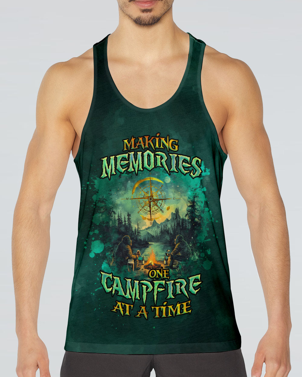 MAKING MEMORIES ONE CAMPFIRE AT A TIME BIGFOOT ALL OVER PRINT - TLNZ1601254