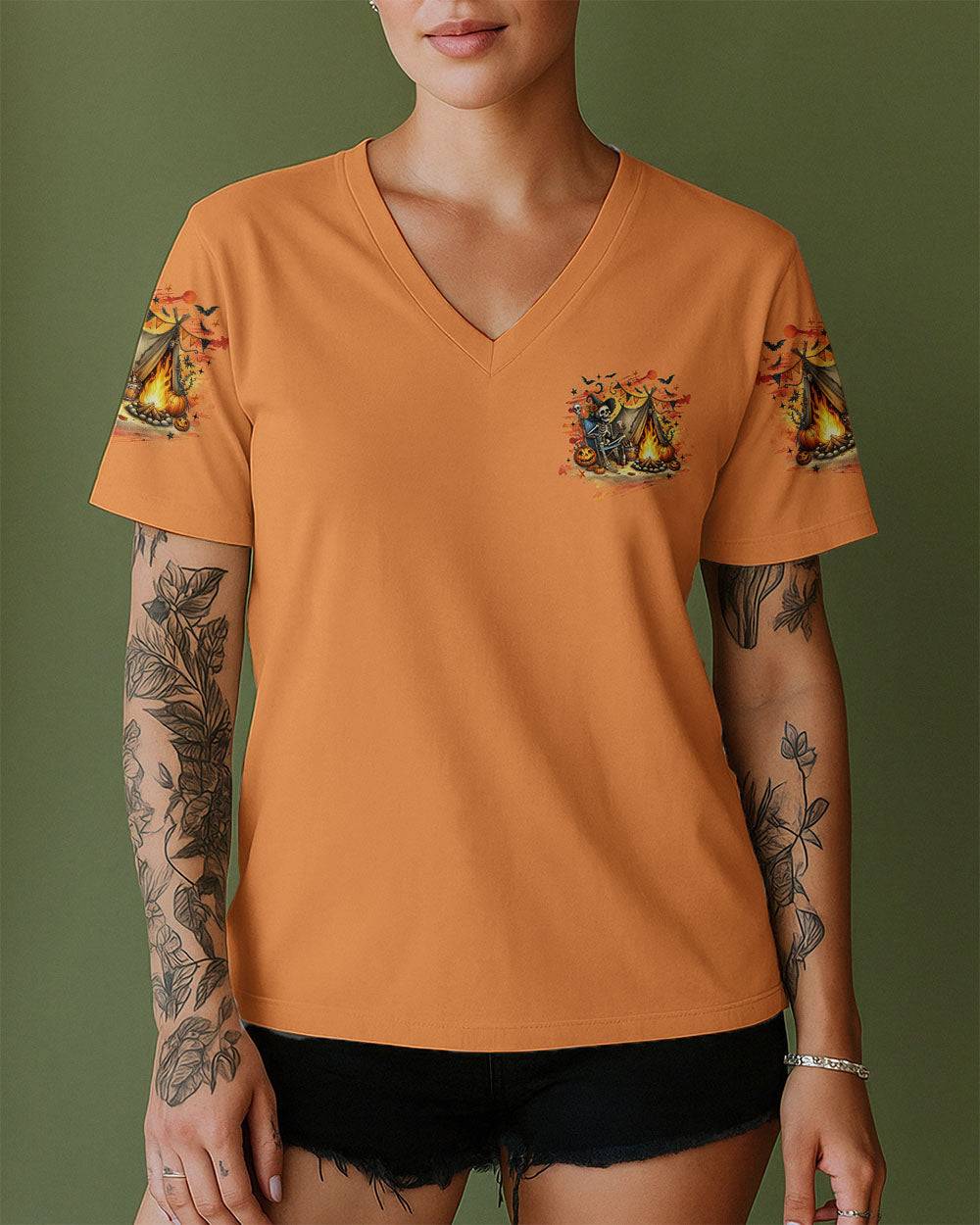 MY BROOM BROKE SO NOW HALLOWEEN CAMPING ALL OVER PRINT - TLNZ1707253