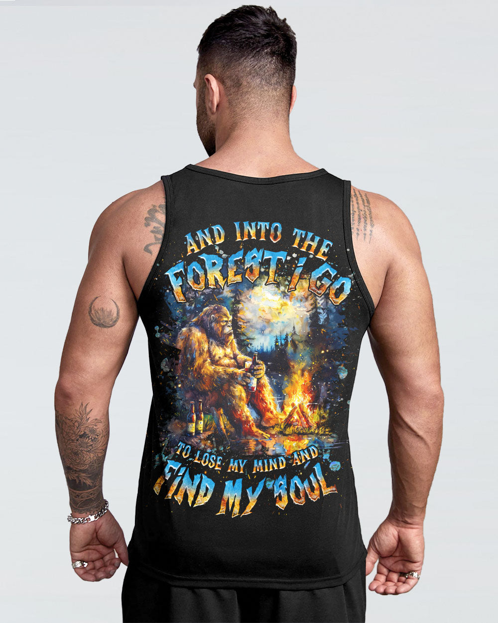 AND INTO THE FOREST I GO BIGFOOT ALL OVER PRINT  - TLNZ1903252
