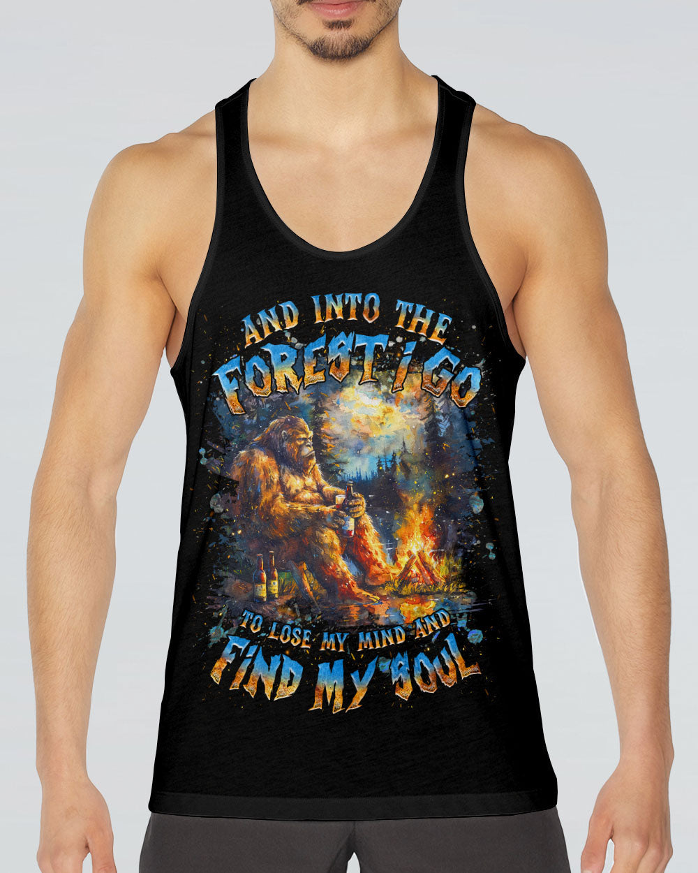 AND INTO THE FOREST I GO BIGFOOT ALL OVER PRINT  - TLNZ1903252