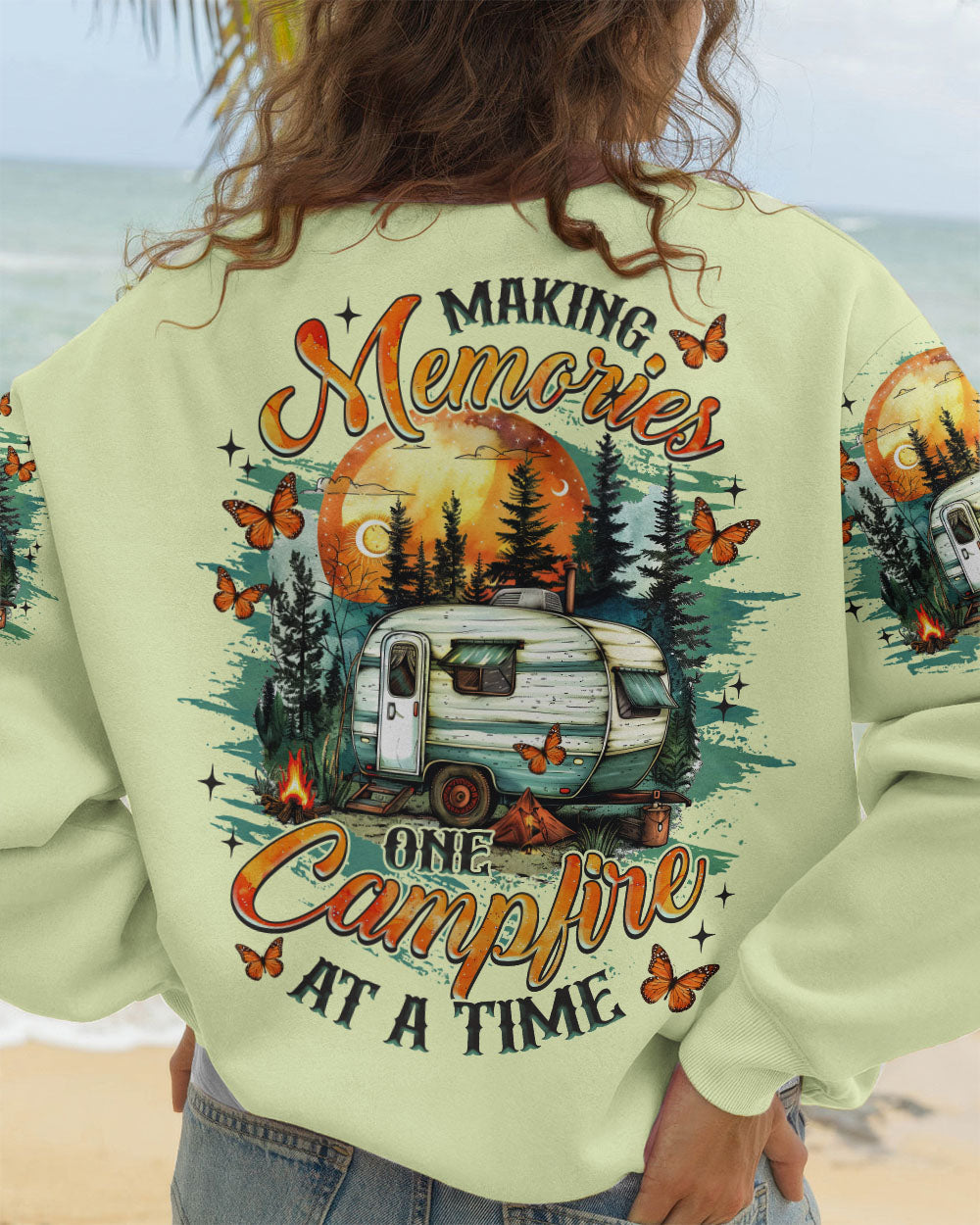 MAKING MEMORIES ONE CAMPFIRE AT A TIME ALL OVER PRINT - TLNZ2008251