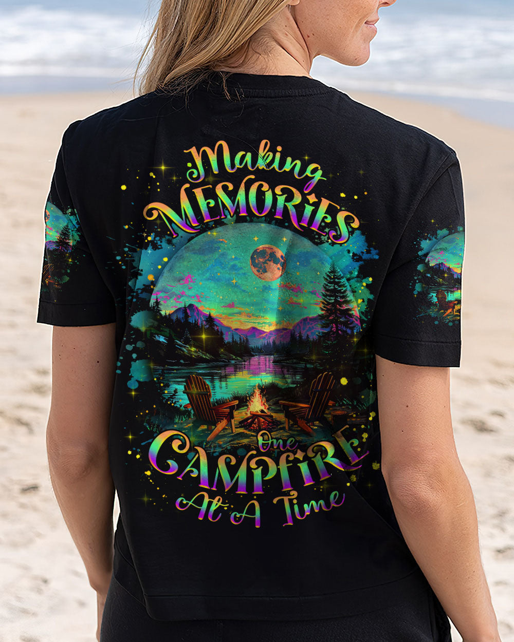 MAKING MEMORIES ONE CAMPFIRE AT A TIME ALL OVER PRINT -  TLNZ2102251