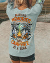 MAKING MEMORIES ONE CAMPFIRE AT A TIME BOOS HALLOWEEN ALL OVER PRINT - TLNZ2108242