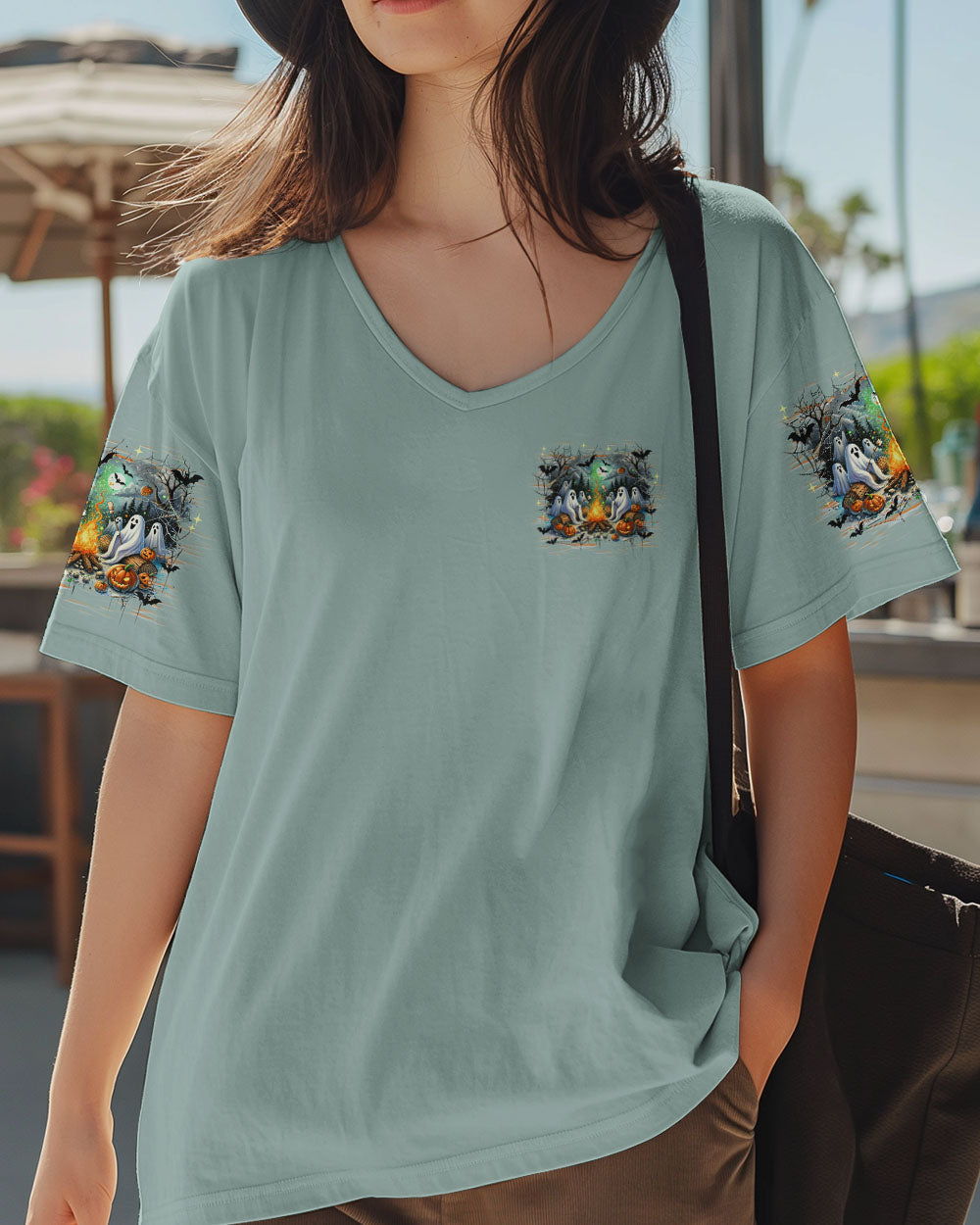 MAKING MEMORIES ONE CAMPFIRE AT A TIME BOOS HALLOWEEN ALL OVER PRINT - TLNZ2108242