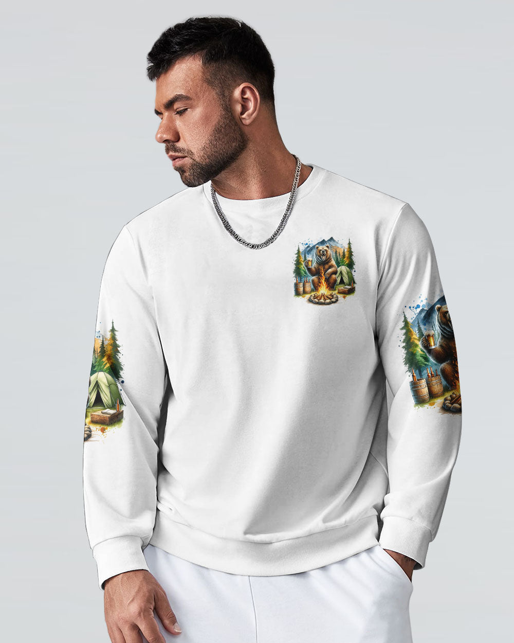 THE CLOSER I GET TO NATURE BEAR ALL OVER PRINT - TLNZ2108243