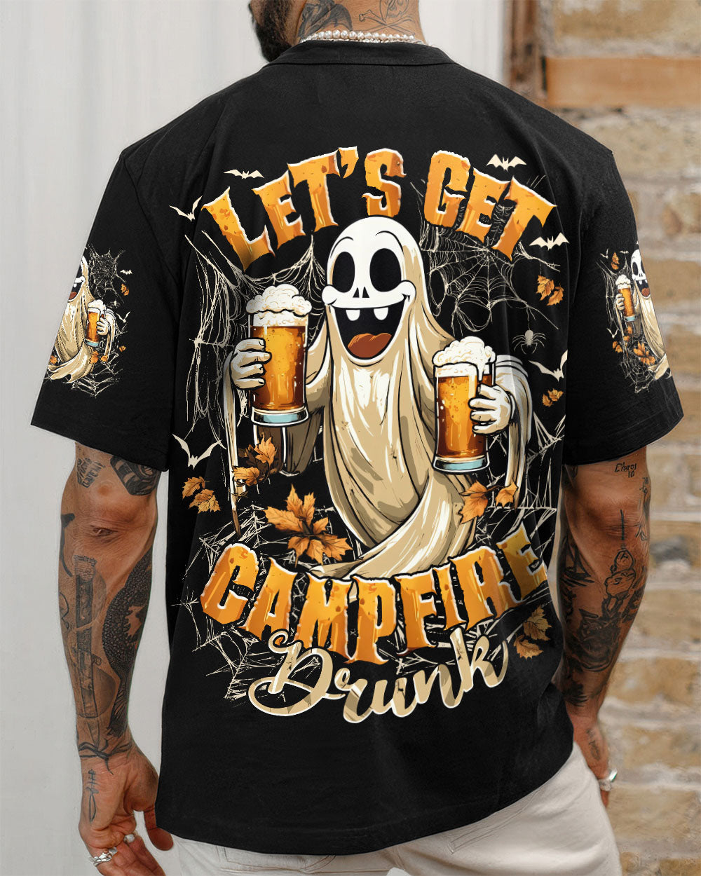 LET'S GET CAMPFIRE DRUNK BOO HALLOWEEN ALL OVER PRINT - TLNZ2108252