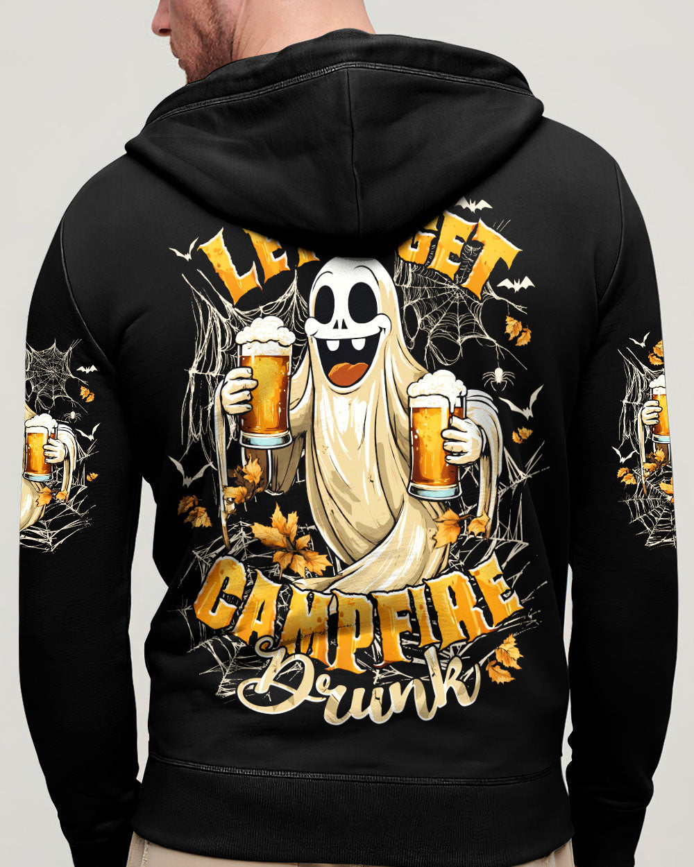 LET'S GET CAMPFIRE DRUNK BOO HALLOWEEN ALL OVER PRINT - TLNZ2108252