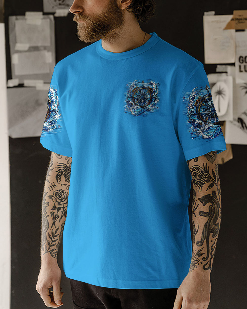 NOT ALL WHO WANDER ARE LOST COMPASS ALL OVER PRINT - TLNZ2203252