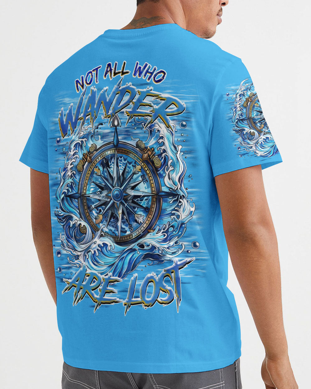 NOT ALL WHO WANDER ARE LOST COMPASS ALL OVER PRINT - TLNZ2203252
