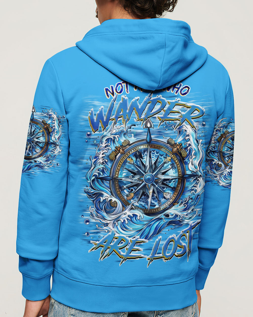 NOT ALL WHO WANDER ARE LOST COMPASS ALL OVER PRINT - TLNZ2203252