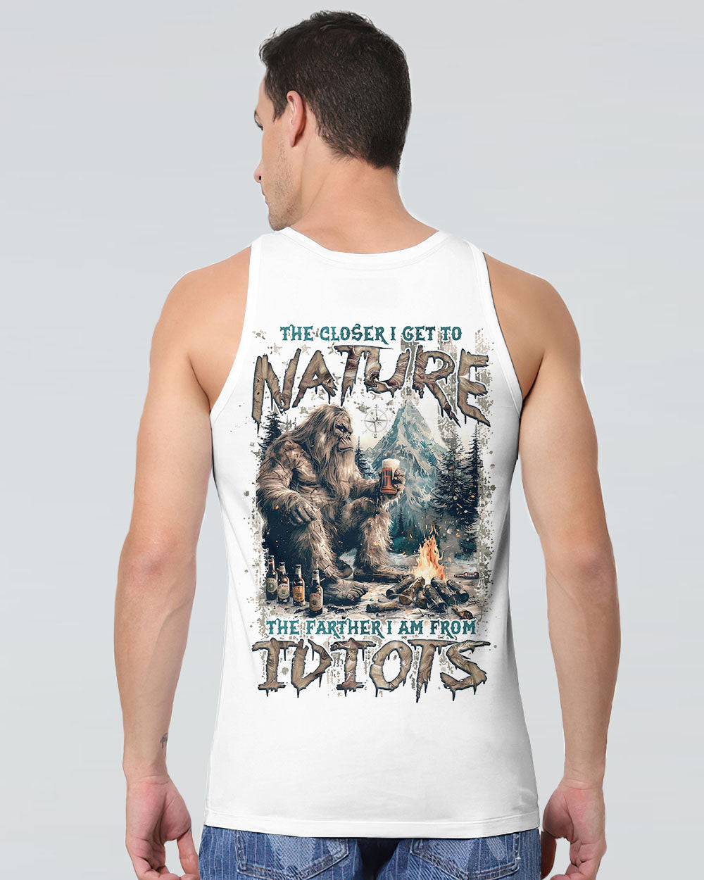 THE CLOSER I GET TO NATURE BIGFOOT ALL OVER PRINT - TLNZ2207243