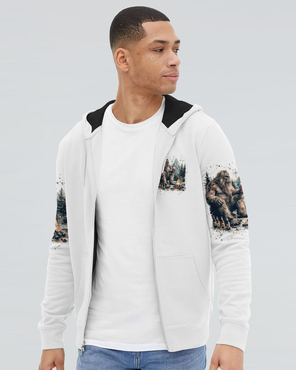 THE CLOSER I GET TO NATURE BIGFOOT ALL OVER PRINT - TLNZ2207243