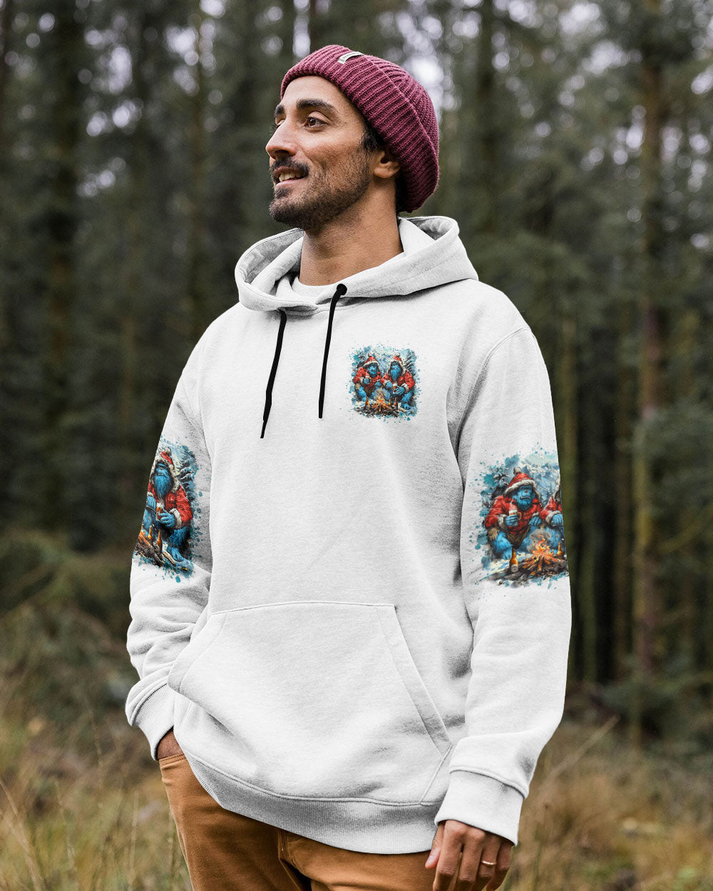 MAKING MEMORIES ONE CAMPFIRE AT A TIME BIGFOOT  ALL OVER PRINT - TLNZ2310241