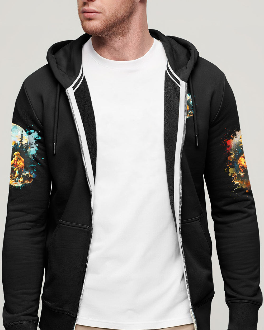  MAKING MEMORIES ONE CAMPFIRE AT A TIME BIGFOOT ALL OVER PRINT - TLNZ2509243