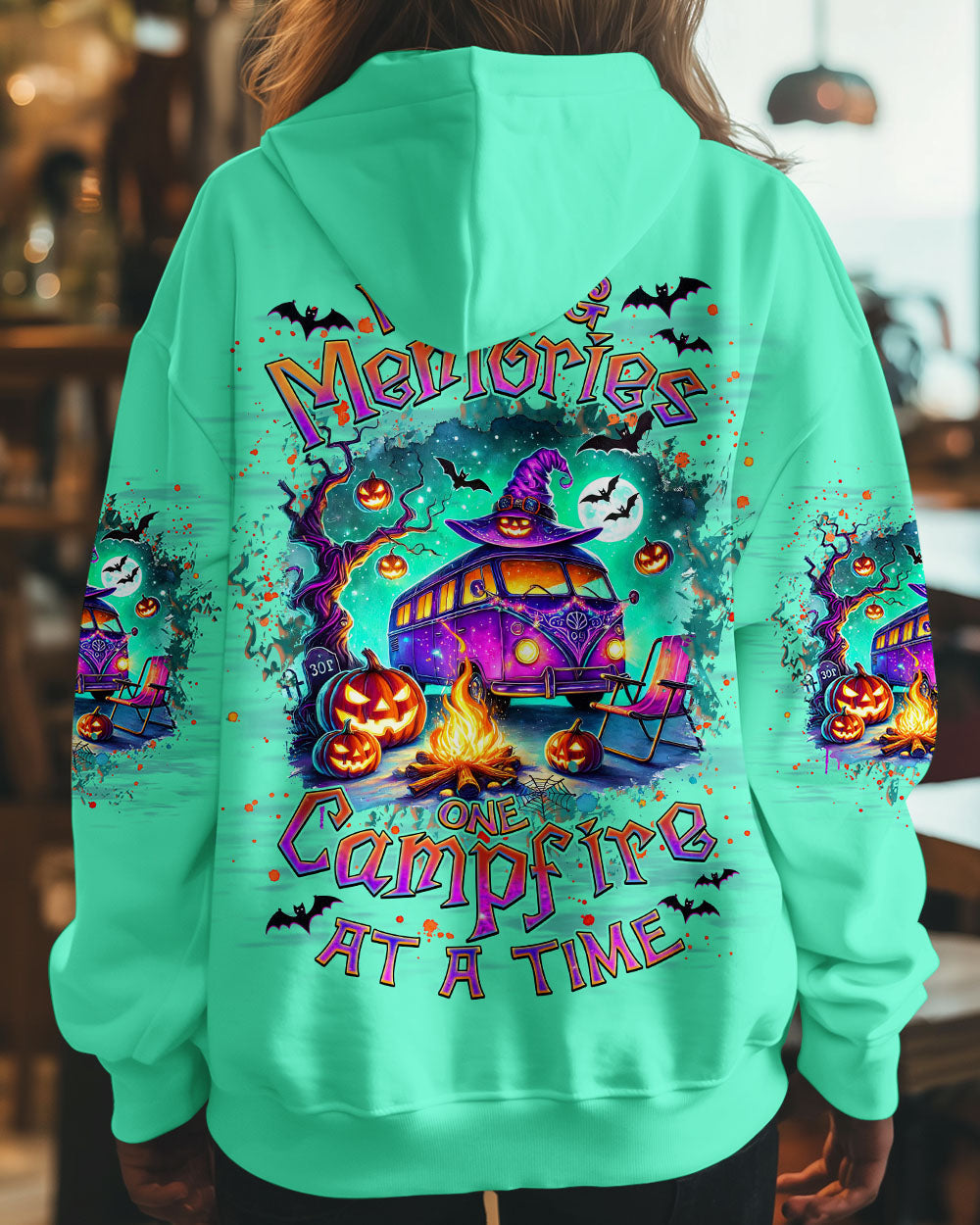 MAKING MEMORIES ONE CAMPFIRE AT A TIME HALLOWEEN ALL OVER PRINT - TLNZ2708241