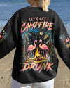 LET'S GET CAMPFIRE DRUNK FLAMINGO ALL OVER PRINT - TLNZ2808251
