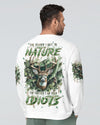 THE CLOSER I GET TO NATURE DEER HUNTING ALL OVER PRINT - TLPQ0509243